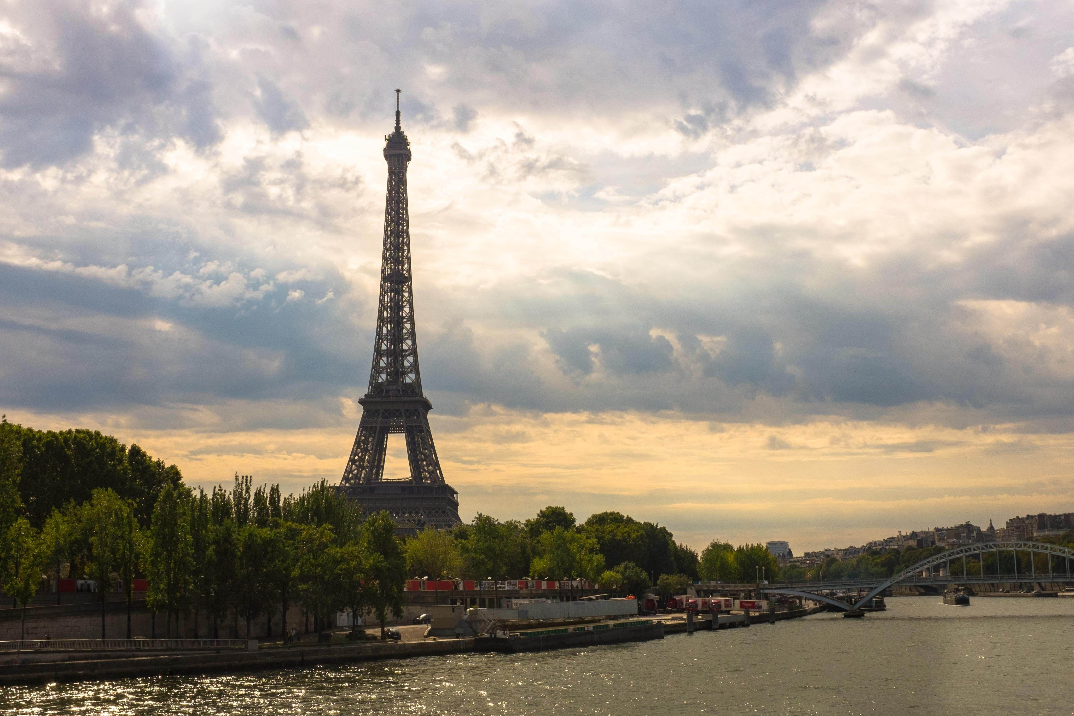 Eiffel tower and Seine River