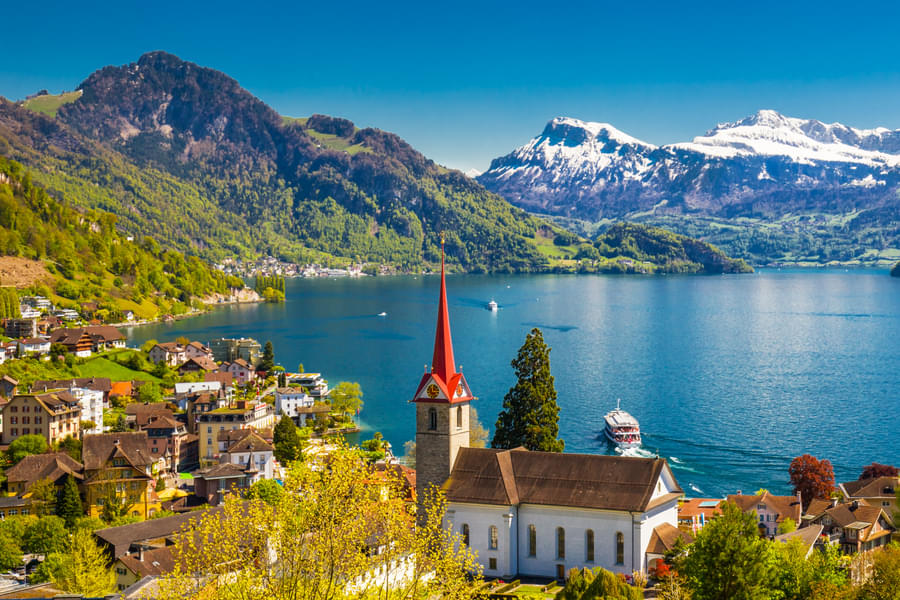 Spend time amidst the tranquil waters of Lake Lucerne