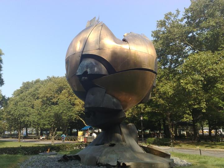 Sphere at Plaza Fountain