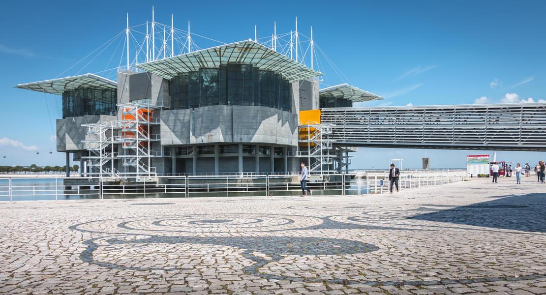 The building of Lisbon Oceanarium
