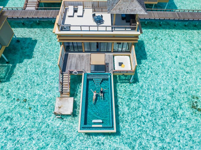Soak-in the amazing views if the surrounding at Angsana Velavaru