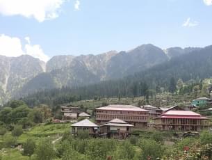 Aerial view of the Homestay