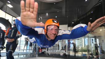 Indoor skydiving