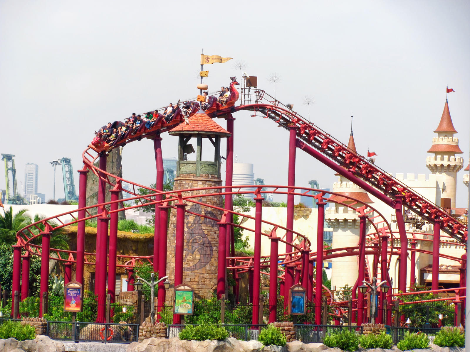 Delight in exhilarating roller coaster thrills for some wild, crazy fun.