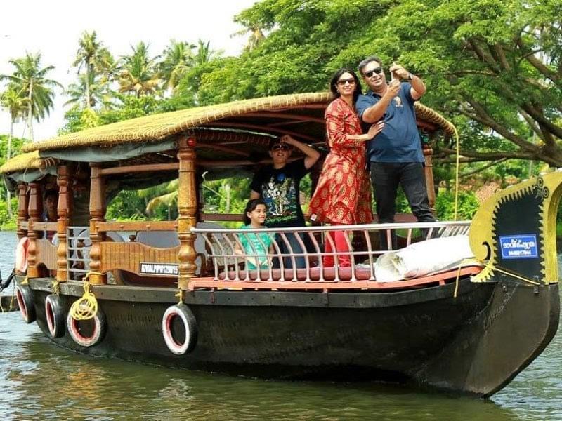 Shikara ride at Poovar island, Kerala Image