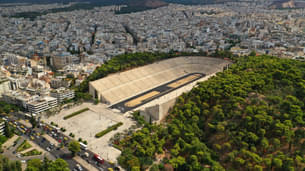 Olympic Games Workout in Panathenaic Stadium, Athens