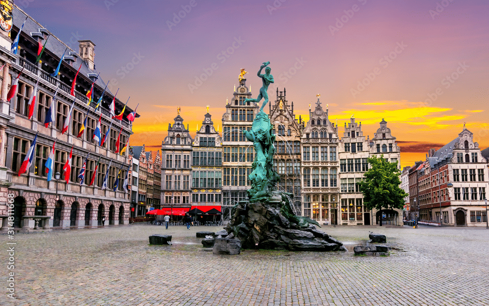 Brabo Fountain, <em>Antwerp</em>