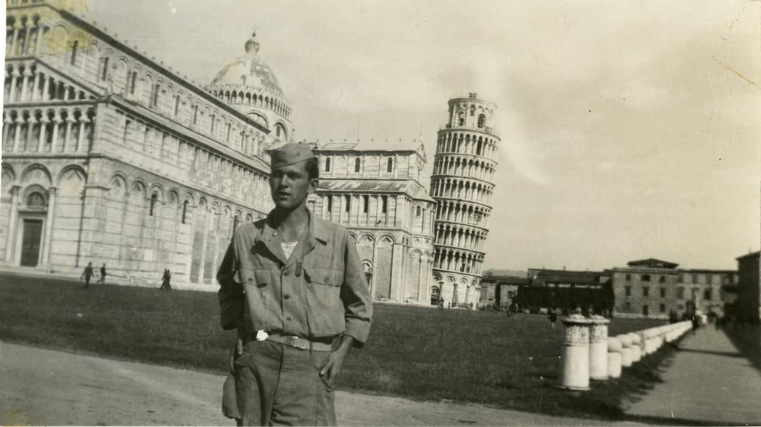 Leaning Tower Of Pisa During World War II
