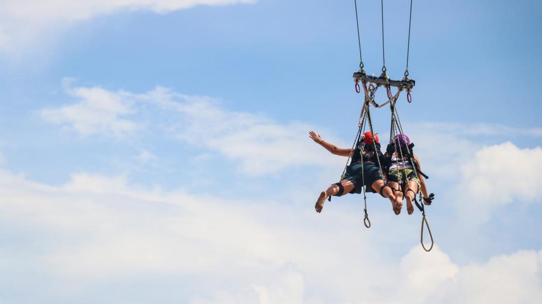 Experience thrill at the height of 40 meters