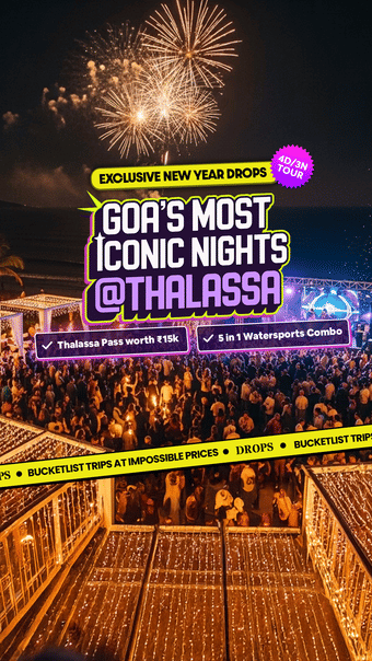 Goa New Year Trip with 3-Night Thalassa Party Access