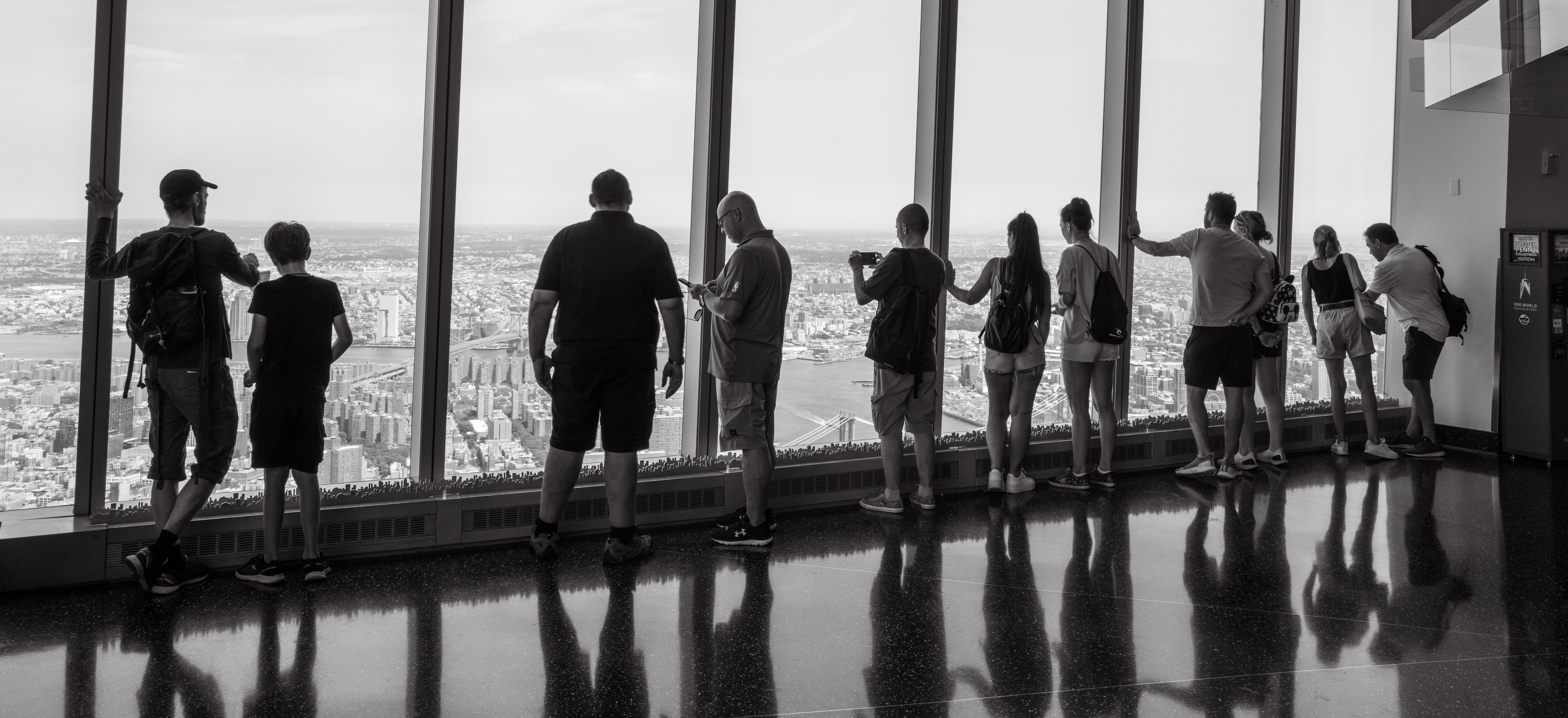 People at one world observatory