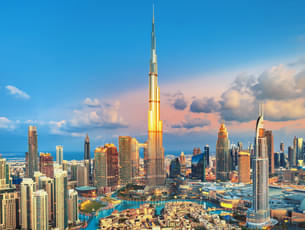 Breathtaking Dubai skyline