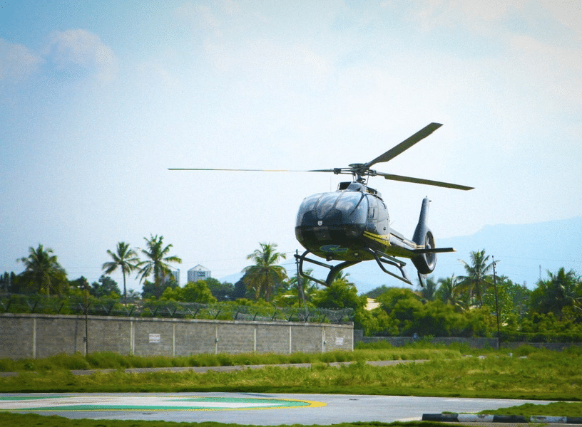 Helicopter Ride In Bangalore Image