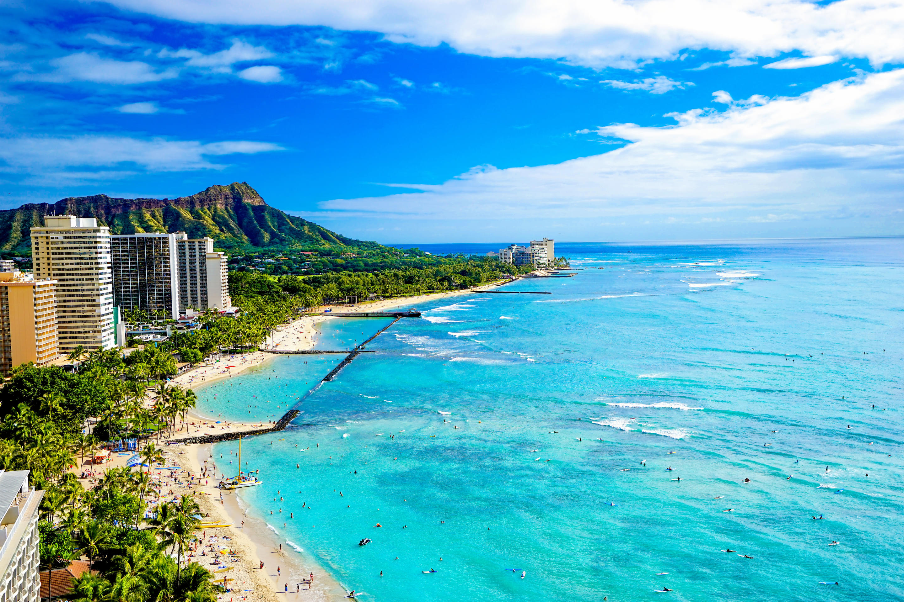 Waikiki Beach Overview