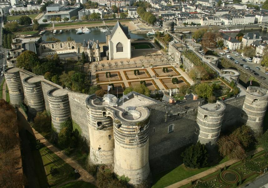 Take tour of this beautiful Château d'Angers castle a perfect work of medieval history 