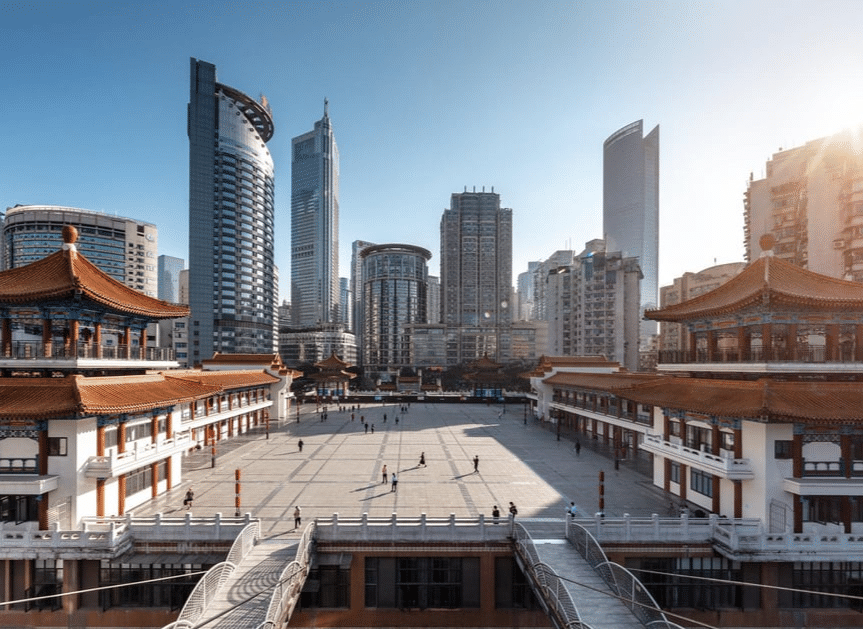 Kuixing Building, China Overview