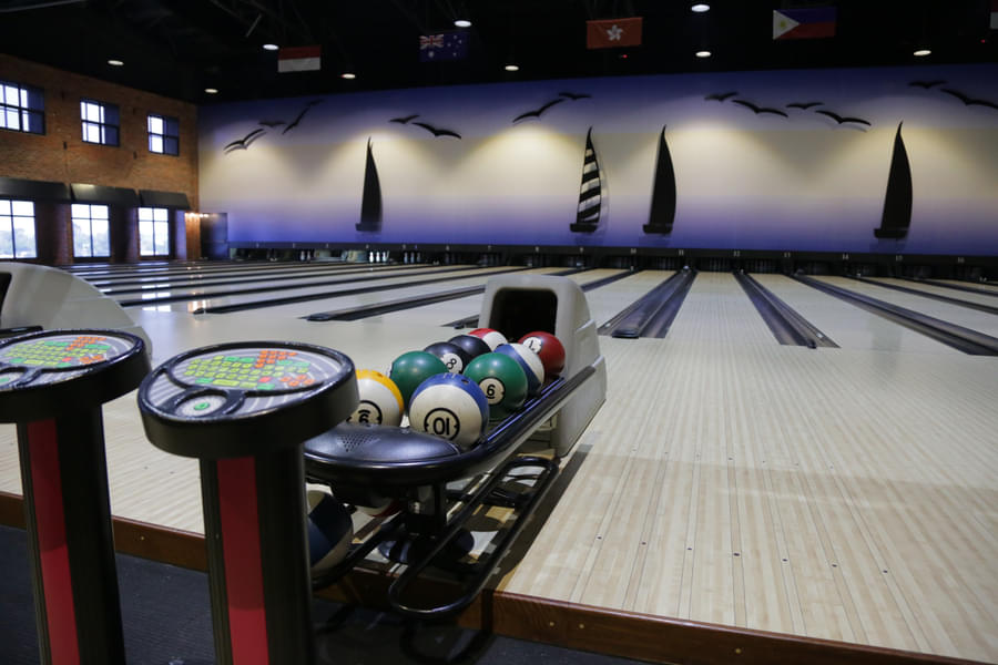 You will love the bowling arena