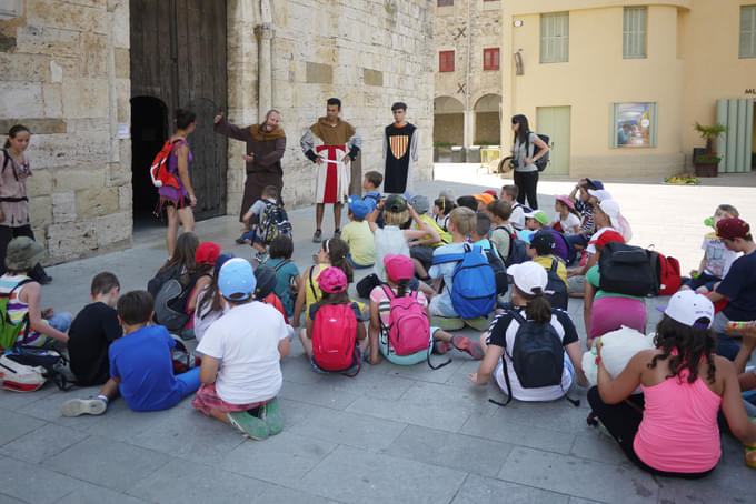 Tourist's Group in Barcelona