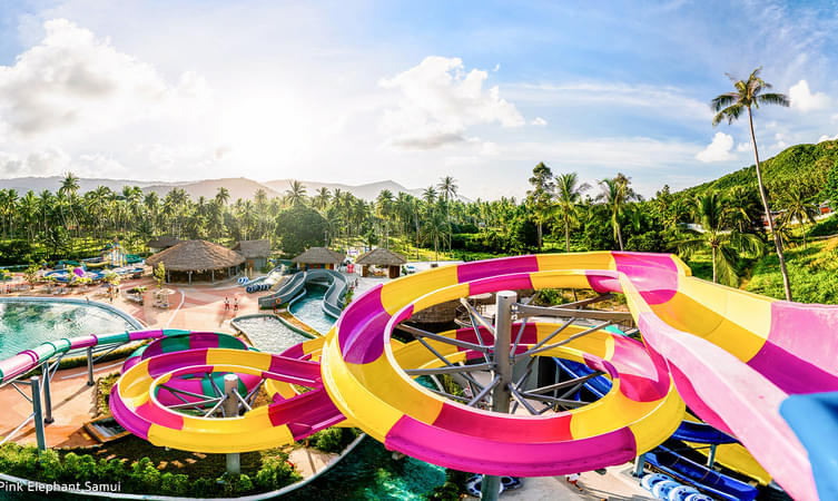 Pink Elephant, Samui Water Park