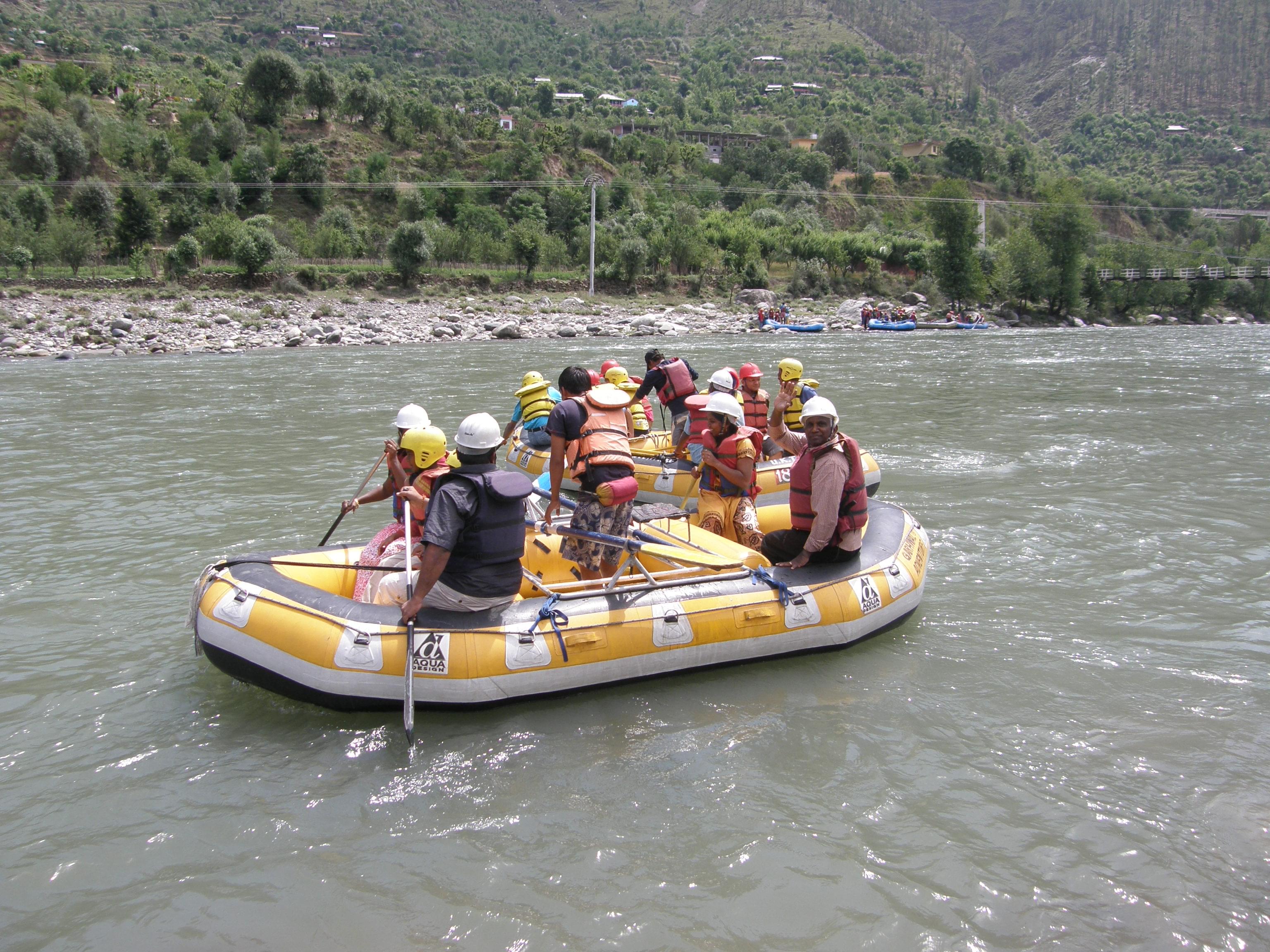 Indulge in river rafting