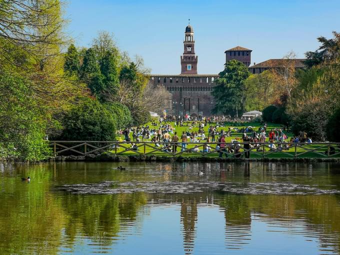 Sempione Park in Milan