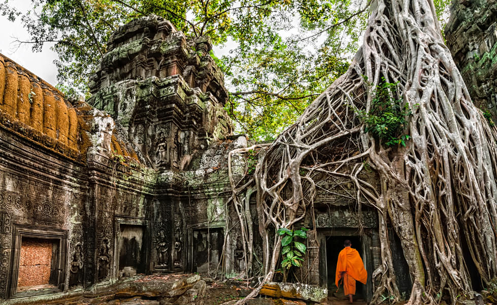 Marvel at the largest religious monument in the world, Angkor Wat