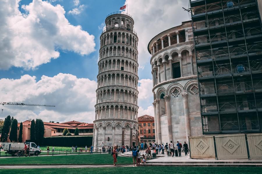 Leaning Tower Of Pisa In Spring (March-May)