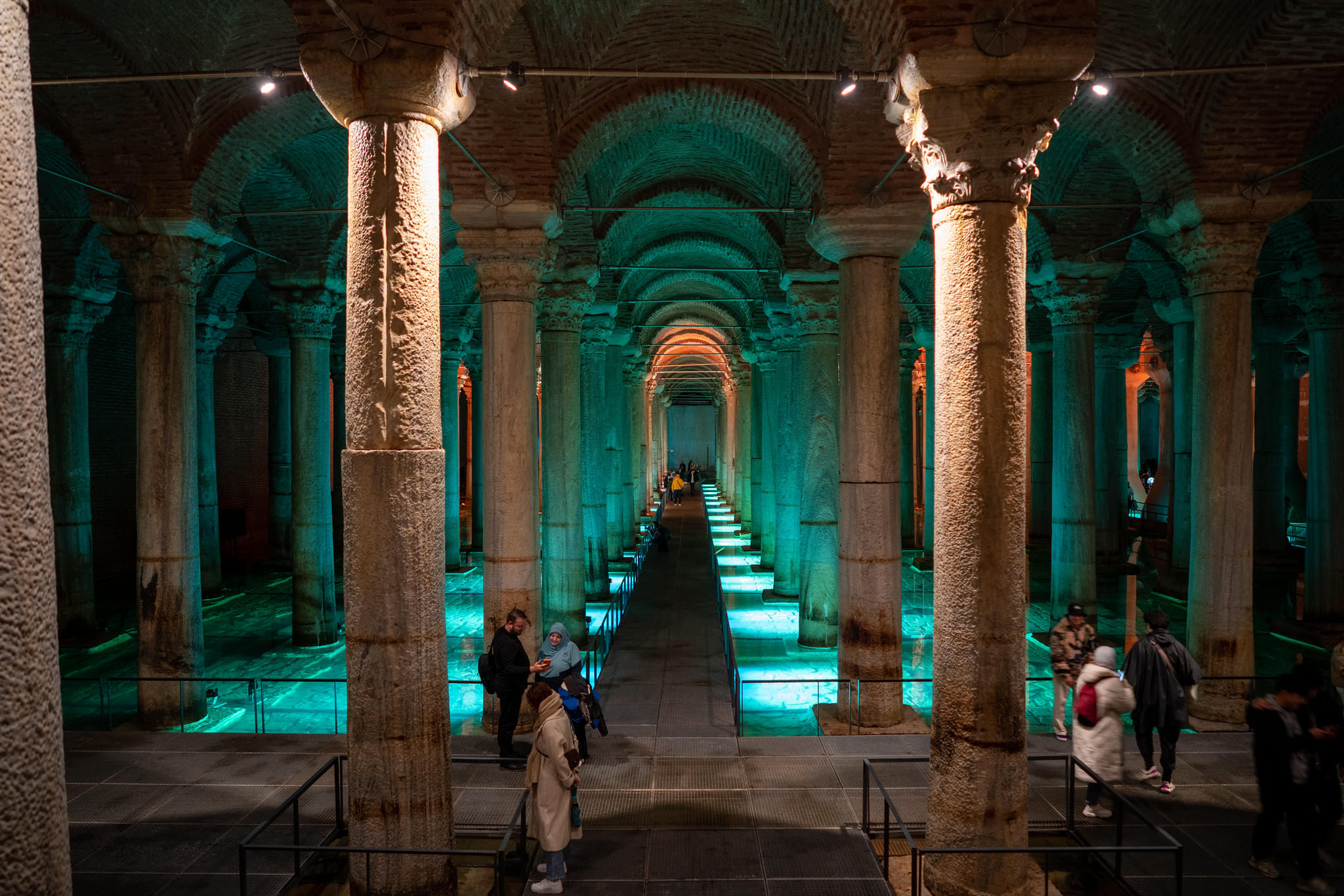 Basilica Cistern At Night
