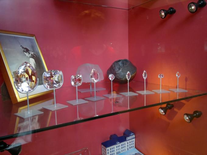 Diamonds at Diamant Museum, Amsterdam