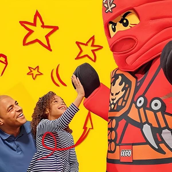 Get a chance to interact with your favorite Lego characters