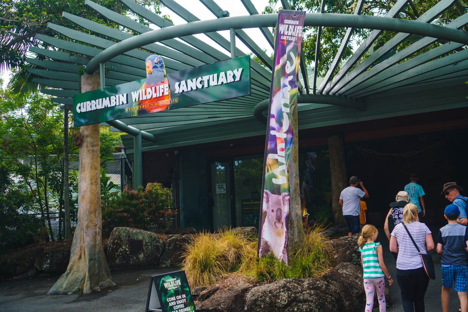 Explore the park’s lush rainforest and open spaces, encountering wildlife at every turn