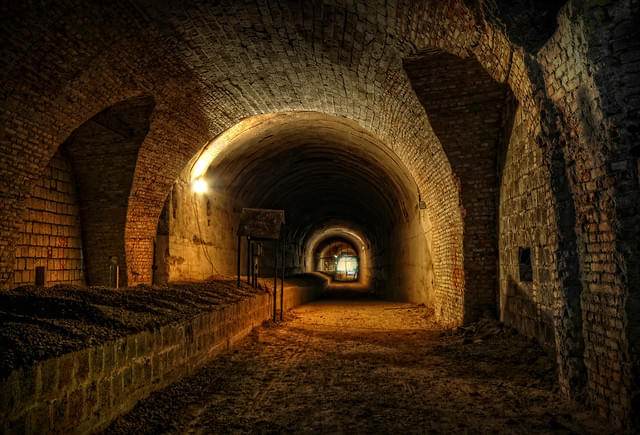 Explore the underground tunnels