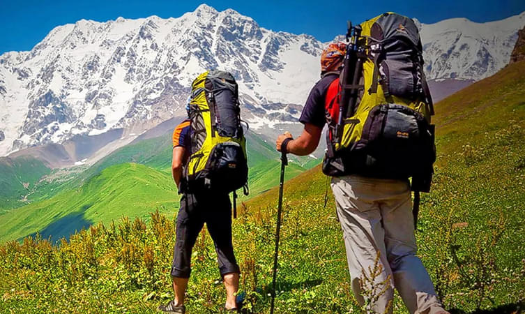 Kickstart the exciting Beas Kund trek by exploring Manali's charms and witnessing the snow-capped mountains