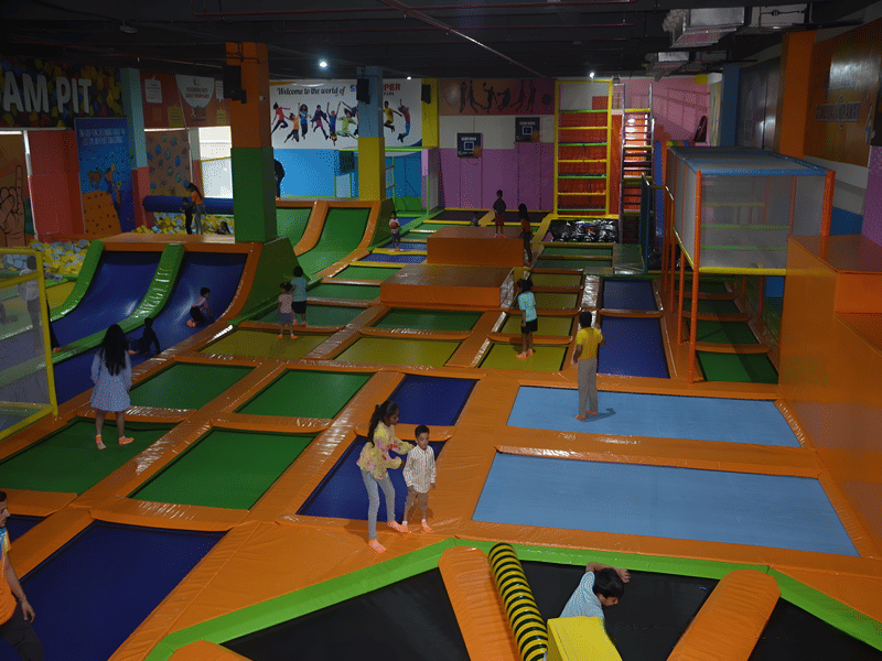 Zone Trampoline Parks Sky Zone Glow Party Park Skybounce