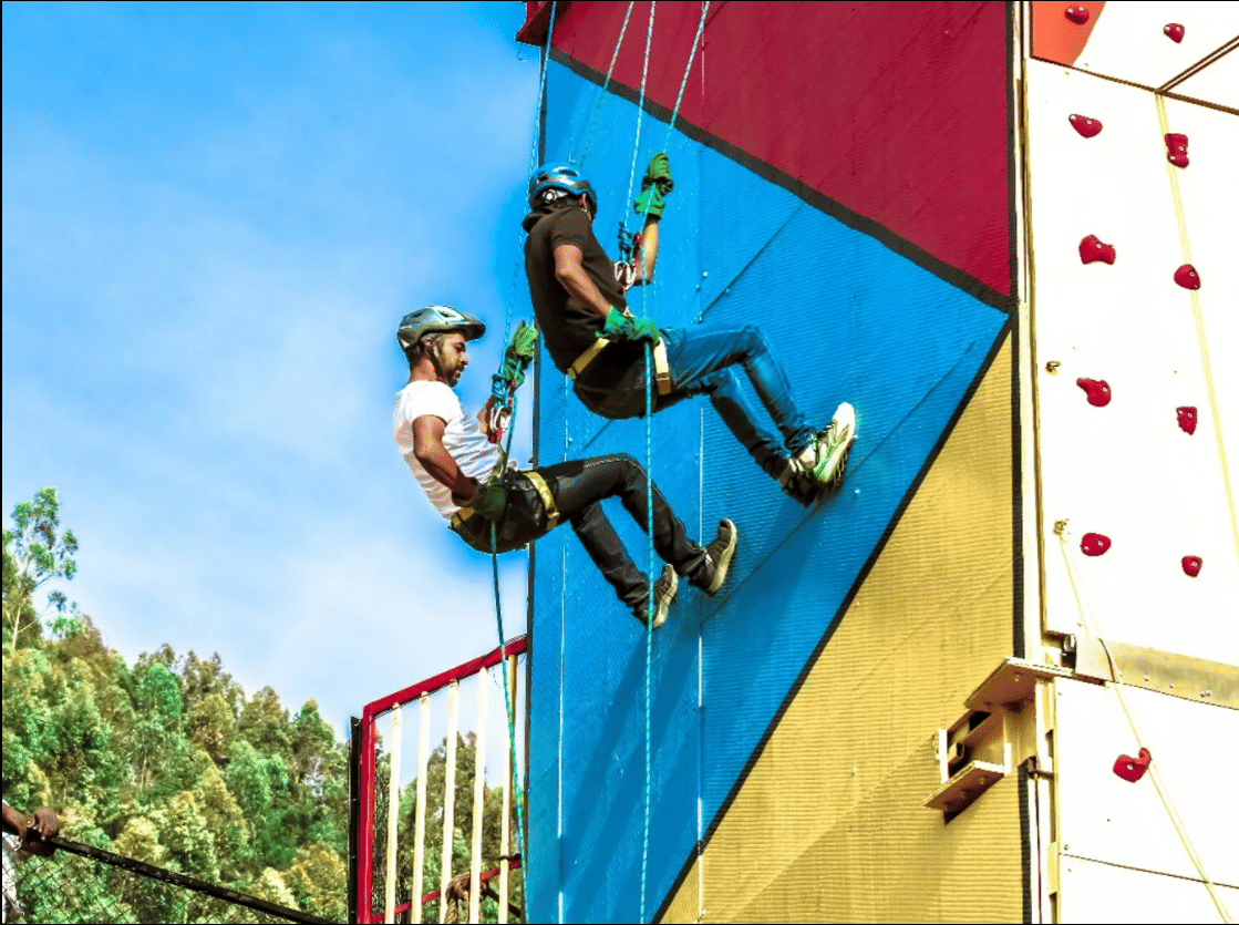 Rappelling in Ooty