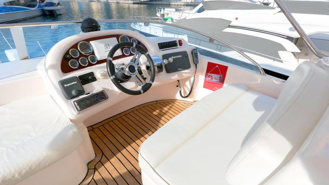Inside 52ft Luxury Mid-Sized Yacht 