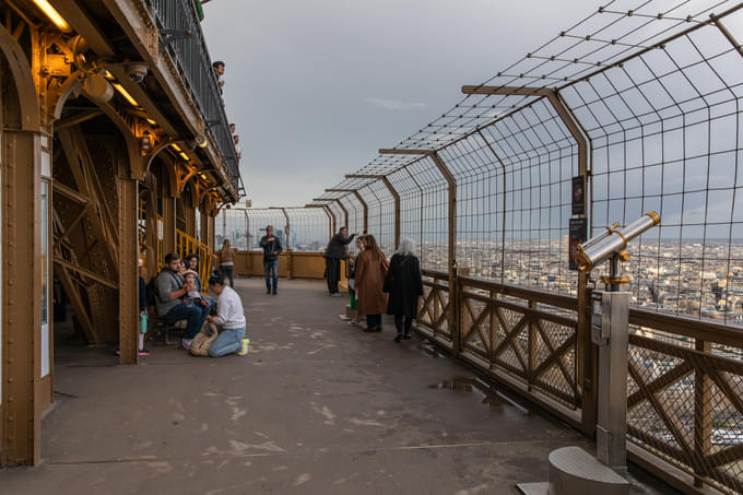 2nd Floor of The Eiffel Tower 