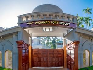 Mesmerizing white dome architecture welcoming you to Wayanad Fort Resort