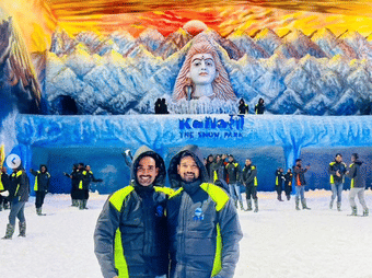 Step into a snowy wonderland at Kailasha, where every corner brings a frosty surprise.