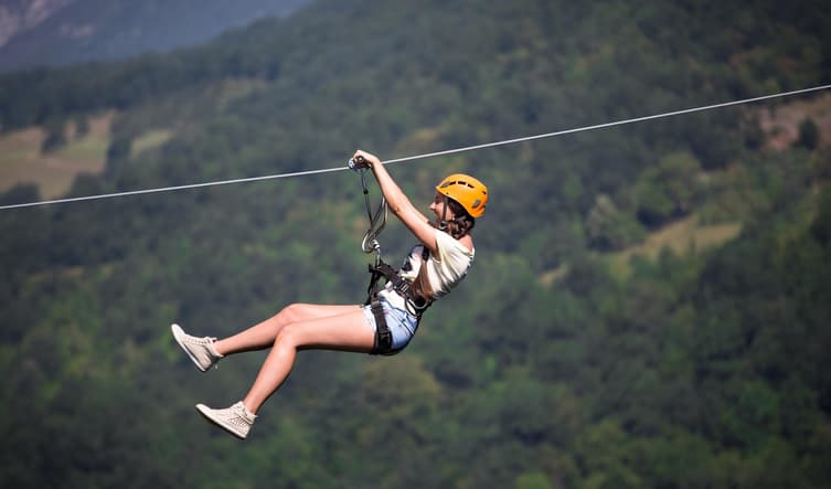Have an experience of Ziplining in Malhar Machi resort
