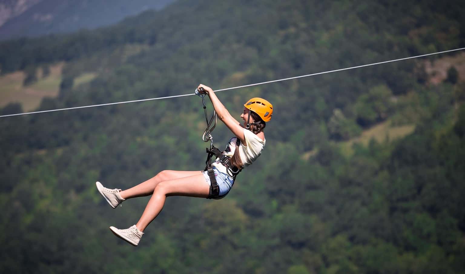 Zipline in Malhar Machi Resort, Pune