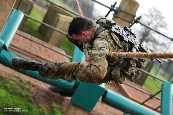 Commando Rope Climb