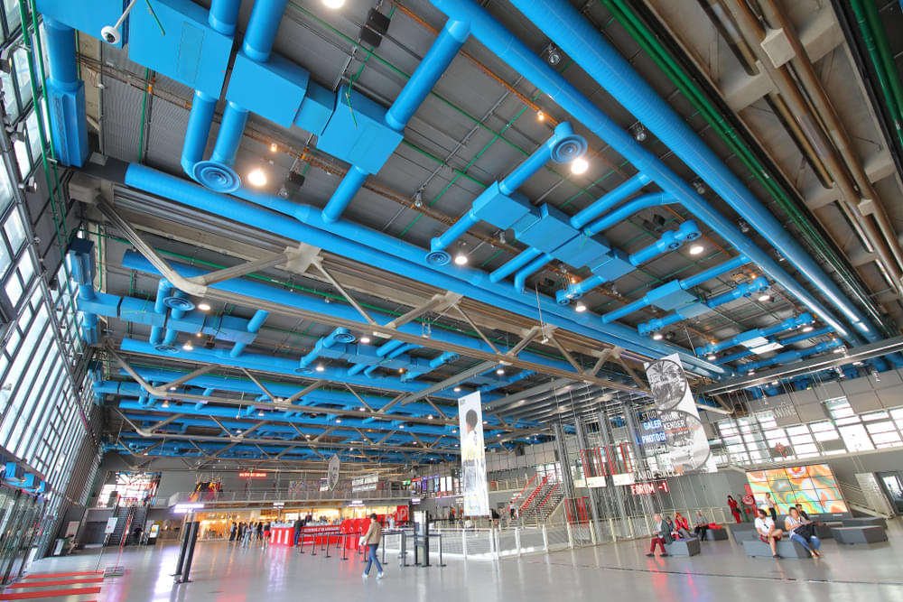 Interior of Centre Pompidou