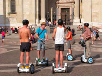 Glide and pass through major attractions on Budapest on Segway