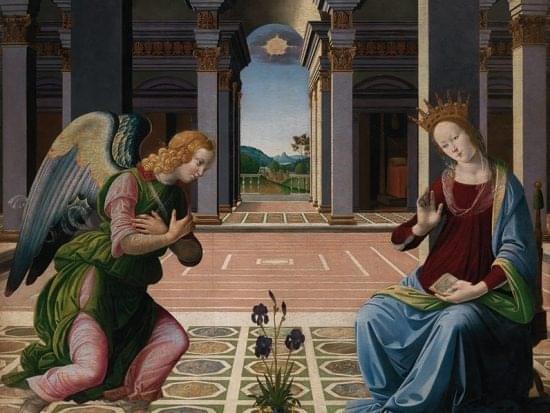 Annunciation by Pietro del Donzello