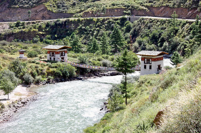Tachogang Lhakhang Bridge