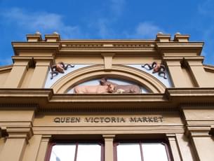 The Victoria Market's facade