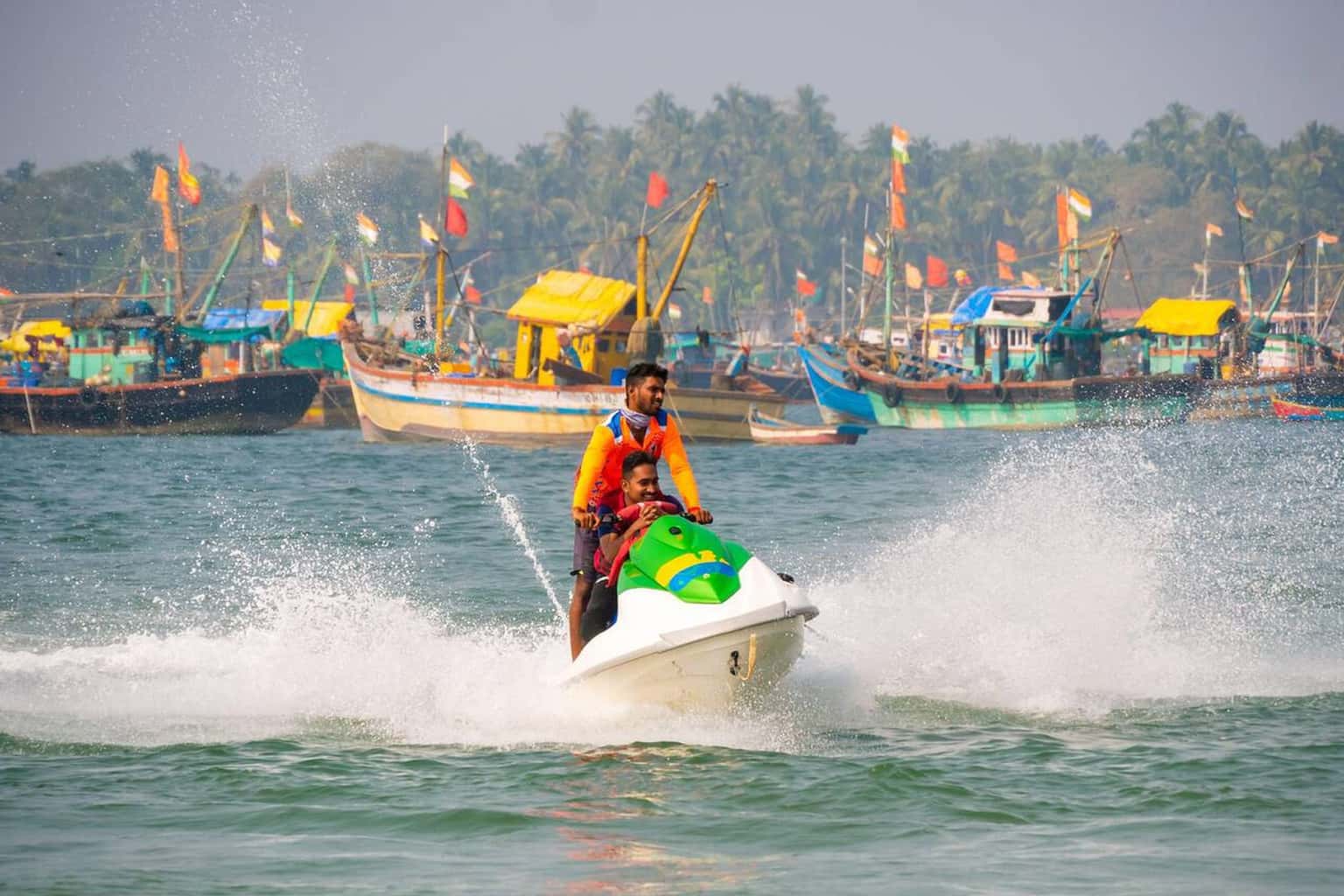 Jet Ski at Brahmaputra Carnival, Assam
