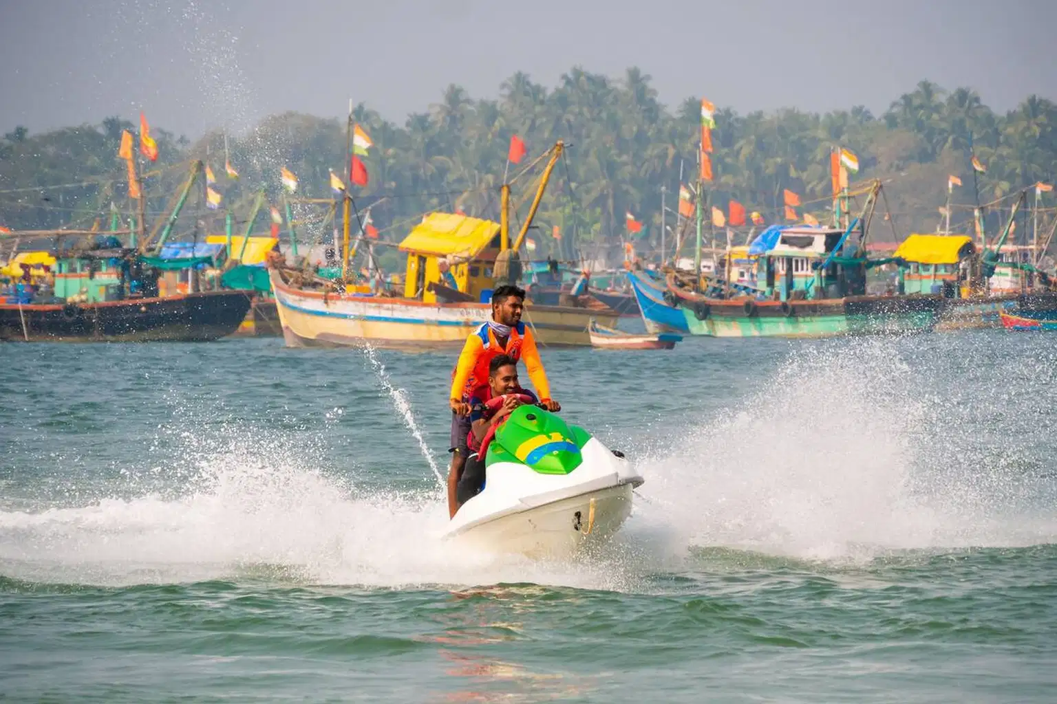 Jet Ski at Brahmaputra Carnival, Assam