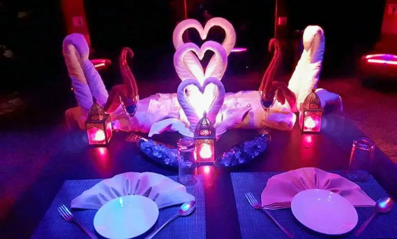 Candle Light Dinner In Shimla Image